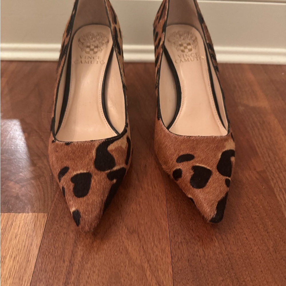 Vince Camuto Leopard Print Heels